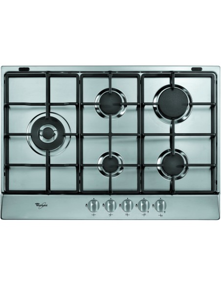 Whirlpool AKR318 IX piano cottura Acciaio inossidabile Da incasso 75 cm Gas 5 Fornello(i)