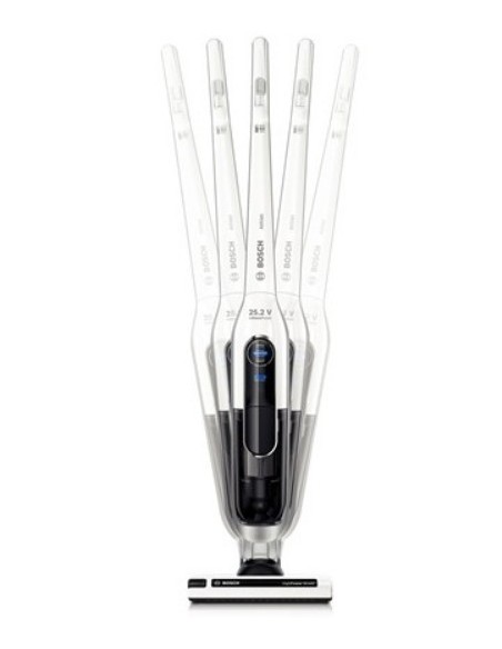 Bosch BCH6ATH25 scopa elettrica Senza sacchetto 0,9 L 2400 W Nero, Bianco