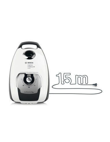 Bosch BGB8A32W aspirapolvere a traino 5 L A cilindro Secco 650 W Sacchetto per la polvere