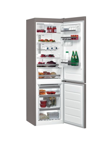 Whirlpool BSNF 8762 OX frigorifero con congelatore Libera installazione 299 L Acciaio inossidabile
