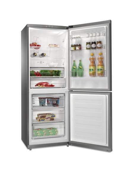 Whirlpool B TNF 5012 OX frigorifero con congelatore Libera installazione 450 L Argento, Acciaio inossidabile