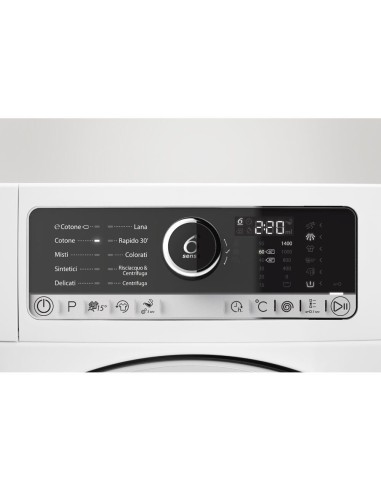 Whirlpool FSCR80217 lavatrice Caricamento frontale 8 kg 1200 Giri min Bianco