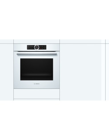 Bosch HBG633BW1J forno 71 L 2850 W A+ Bianco
