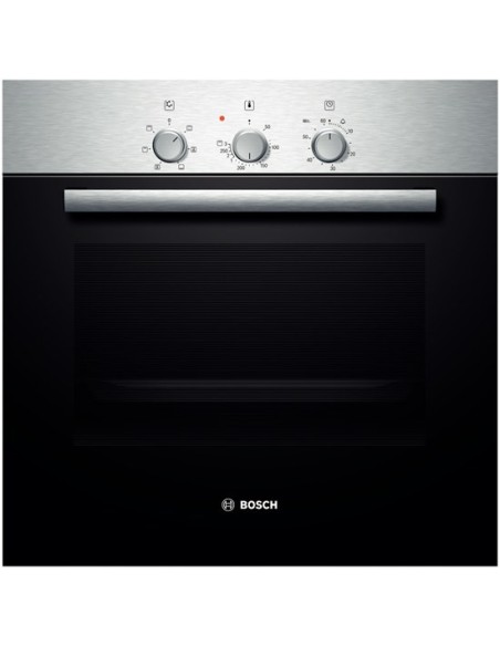 Bosch Serie 2 HBN211E0J forno 67 L 2800 W A-10% Nero, Acciaio inossidabile