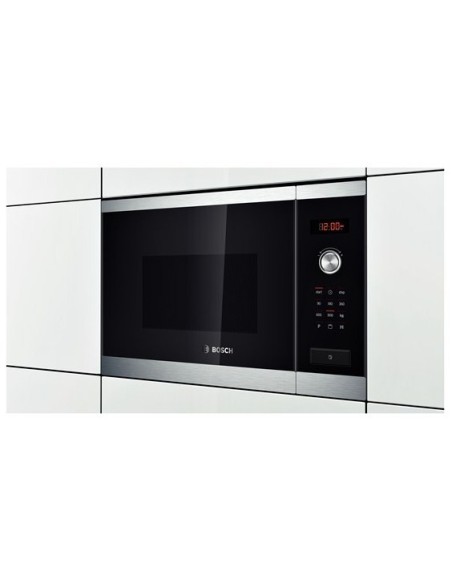 Bosch HMT84G654 forno a microonde Da incasso 25 L 900 W Nero, Acciaio inossidabile