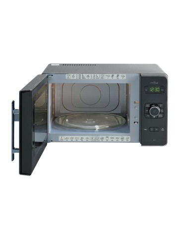 Whirlpool JC 216 SL Superficie piana Microonde combinato 30 L 1000 W Nero, Argento