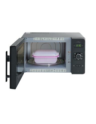 Whirlpool JC 216 SL Superficie piana Microonde combinato 30 L 1000 W Nero, Argento