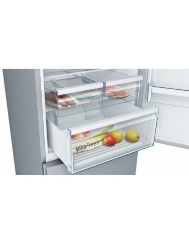 Bosch KGN56XL30 frigorifero con congelatore Libera installazione 505 L Acciaio inossidabile