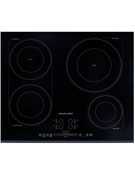 KitchenAid KHIS 6520 piano cottura Nero Da incasso Piano cottura a induzione 4 Fornello(i)