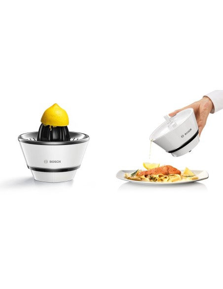 Bosch MCP72GPW spremiagrumi elettrico 1 L 40 W Nero, Bianco