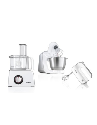 Bosch MFQ4080 sbattitore Sbattitore manuale 500 W Argento, Bianco