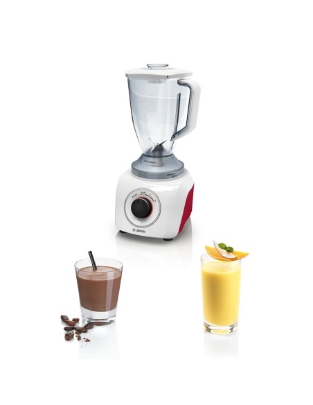 Bosch MMB21P0R robot da cucina 500 W 2,4 L Rosso, Bianco