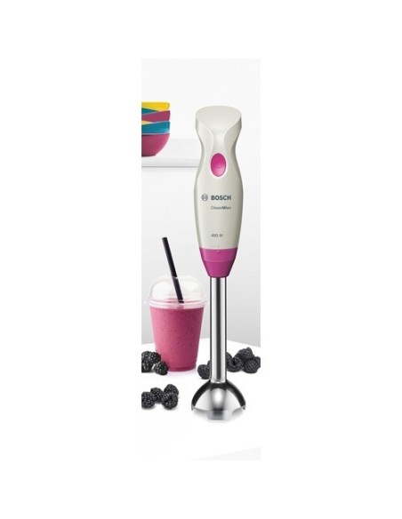 Bosch MSM2410P frullatore Frullatore ad immersione 400 W Grigio, Porpora