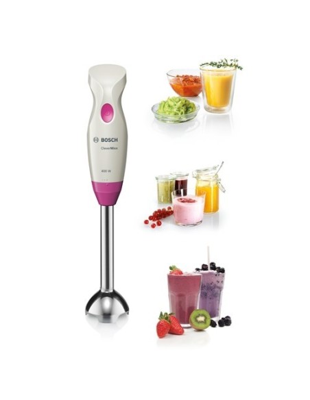 Bosch MSM2410P frullatore Frullatore ad immersione 400 W Grigio, Porpora