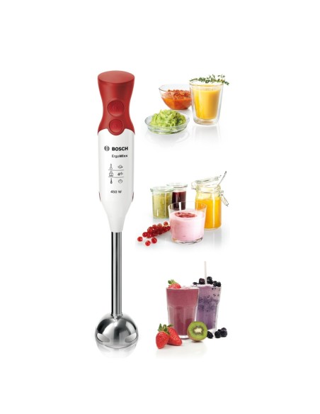 Bosch MSM64110 frullatore Frullatore ad immersione 450 W Rosso, Bianco