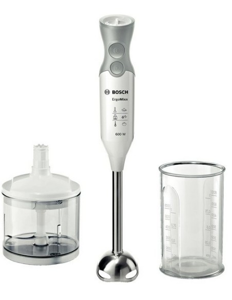Bosch ErgoMixx MSM66120 Frullatore ad immersione 600 W Grigio, Bianco
