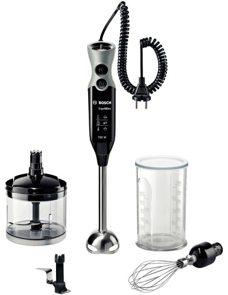 Bosch MSM67170 frullatore Frullatore ad immersione 750 W Nero, Argento