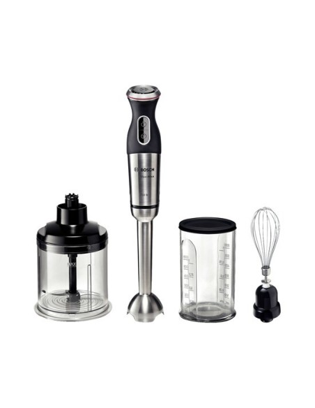 Bosch MSM87160 frullatore Frullatore ad immersione 750 W Nero, Acciaio inossidabile