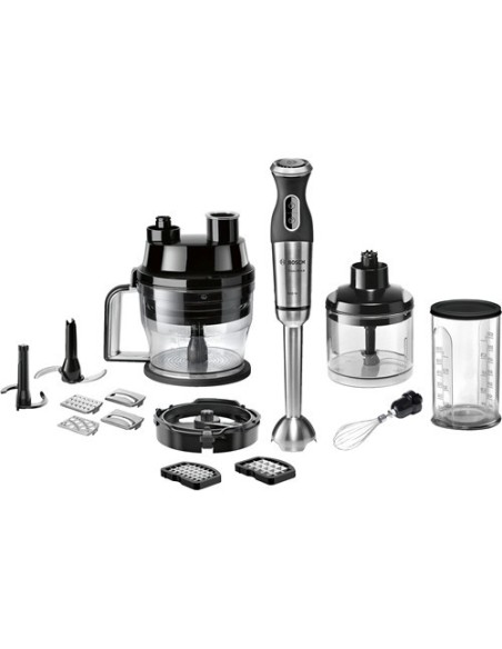 Bosch MSM881X2 frullatore Frullatore ad immersione 800 W Nero, Acciaio inossidabile