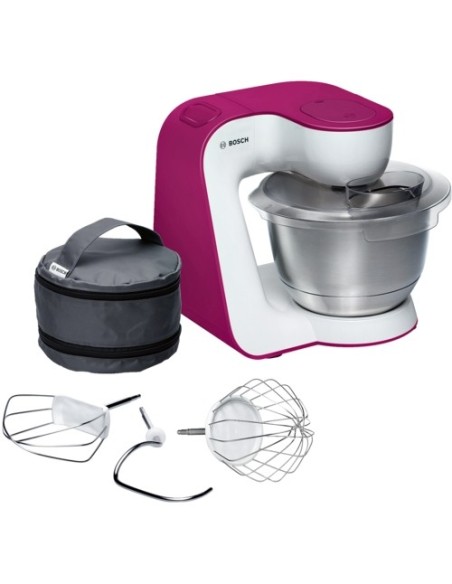 Bosch MUM5 StartLine robot da cucina 900 W 3,9 L Rosa, Bianco Bosch MUM5 StartLine robot da cucina 900 W 3,9 L Rosa, Bianco