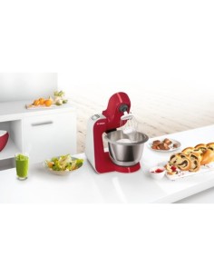 Bosch MUM58720 robot da cucina 1000 W 3,9 L Grigio, Rosso, Acciaio inossidabile 2