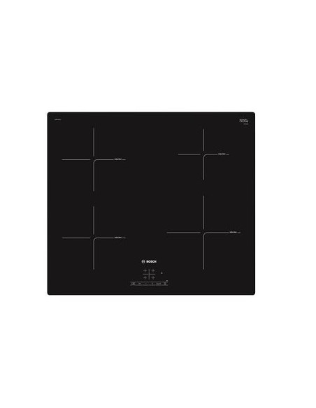 Bosch PUE611BF1J piano cottura Nero Da incasso Piano cottura a induzione 4 Fornello(i)