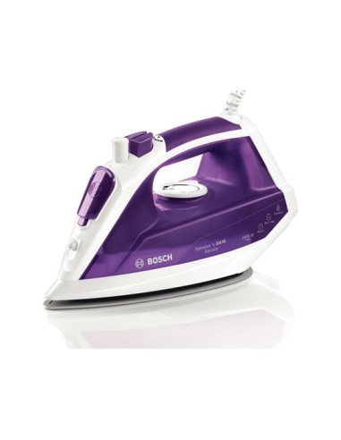 Bosch TDA1024110 ferro da stiro Ferro a vapore Palladio 2400 W Porpora, Bianco