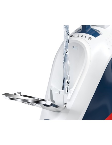 Bosch TDA5029010 ferro da stiro Ferro a vapore CeramicGlide 2900 W Blu, Rosso, Bianco