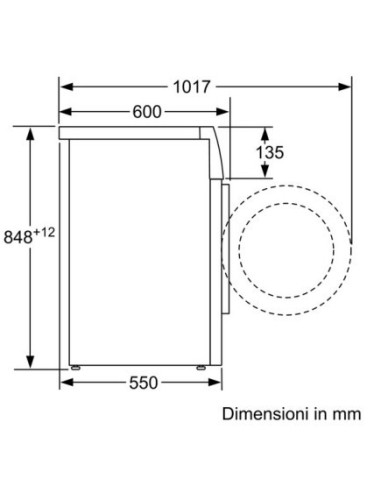 Bosch Serie 4 WAN20067IT lavatrice Caricamento frontale 7 kg 1000 Giri min Bianco
