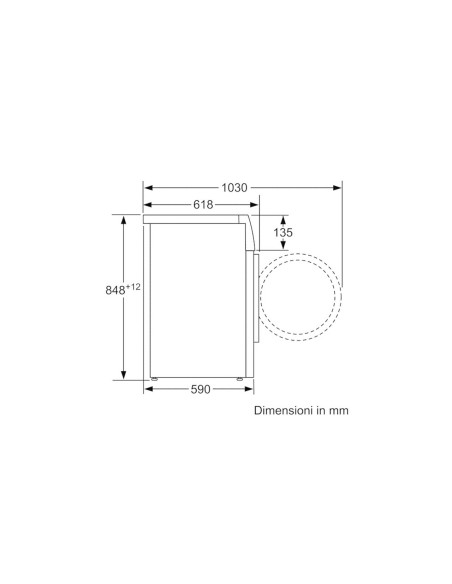 Bosch Serie 6 WAT20427IT lavatrice Caricamento frontale 7 kg 1000 Giri min Bianco