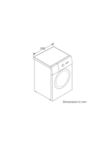 Bosch Serie 6 WAT20427IT lavatrice Caricamento frontale 7 kg 1000 Giri min Bianco