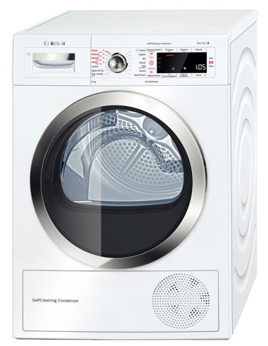 Bosch Serie 8 WTW855R9IT asciugatrice Libera installazione Caricamento frontale 9 kg A++ Bianco
