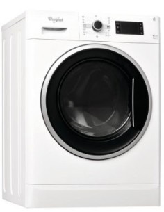 Whirlpool WWDC 9716 lavasciuga Libera installazione Caricamento frontale Nero, Bianco