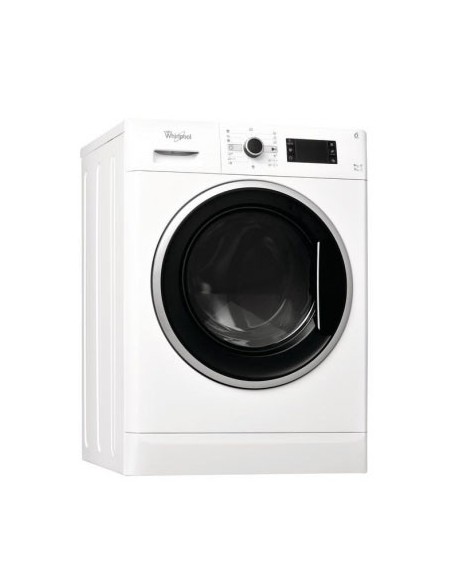 Whirlpool WWDC 9716 lavasciuga Libera installazione Caricamento frontale Nero, Bianco