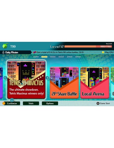 Nintendo Tetris 99 + Switch Online 12 month Standard Inglese, ITA Nintendo Switch