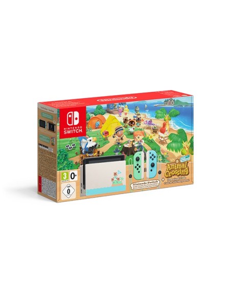 Nintendo Switch Animal Crossing  New Horizons console da gioco portatile 15,8 cm (6.2") 32 GB Touch screen Wi-Fi Nero, Blu,