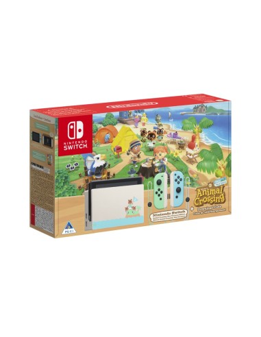 Nintendo Switch Animal Crossing  New Horizons console da gioco portatile 15,8 cm (6.2") 32 GB Touch screen Wi-Fi Nero, Blu,