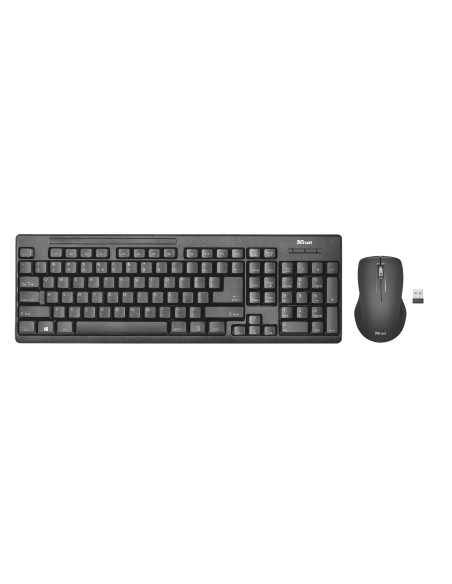 Trust Ziva tastiera Mouse incluso RF Wireless QWERTY Italiano Nero