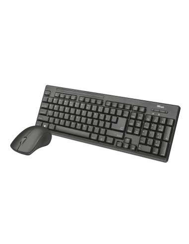 Trust Ziva tastiera Mouse incluso RF Wireless QWERTY Italiano Nero