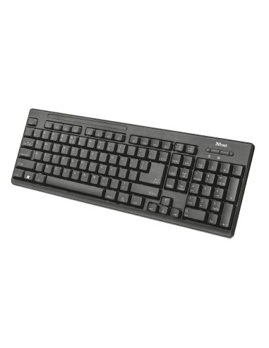 Trust Ziva tastiera Mouse incluso RF Wireless QWERTY Italiano Nero