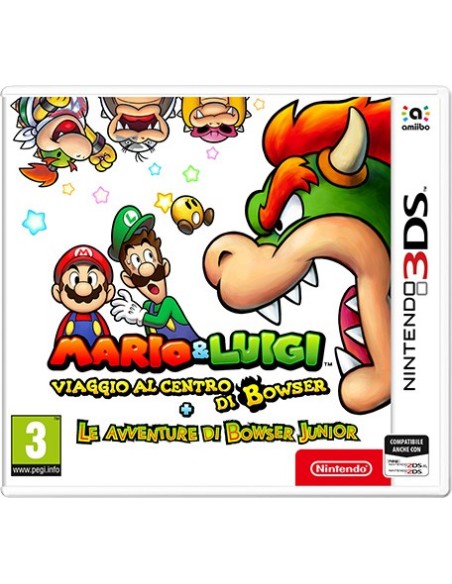 Nintendo Mario & Luigi  Viaggio al centro di Bowser + Le avventure di Bowser Junior, 3DS Standard+Componente aggiuntivo