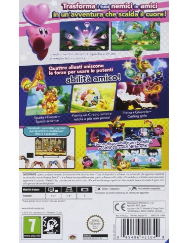 Nintendo Kirby Star Allies Standard Inglese, ITA Nintendo Switch
