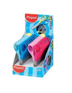 Maped 472012 forbici da cancelleria Universale Taglio a zig zag Colori assortiti