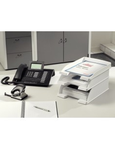 Leitz 52330001 vassoio da scrivania Polistirene (PS) Bianco 2