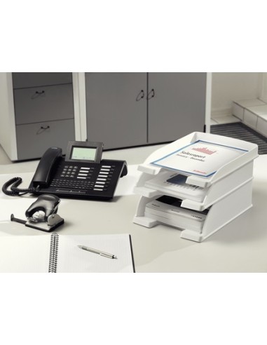 Leitz 52330001 vassoio da scrivania Polistirene (PS) Bianco