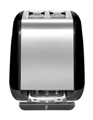 KitchenAid 5KMT2115EOB 2 fetta e 1100 W Nero, Acciaio inossidabile