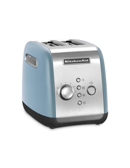 KitchenAid 5KMT221 2 fetta e 1100 W Blu, Acciaio inossidabile