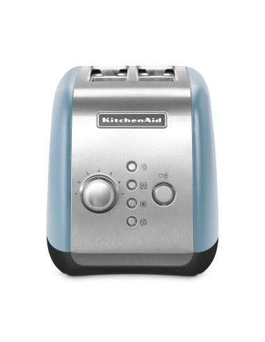 KitchenAid 5KMT221 2 fetta e 1100 W Blu, Acciaio inossidabile