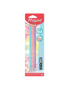 Maped 851719 matita di grafite HB 3 pz