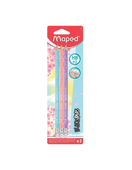 Maped 851719 matita di grafite HB 3 pz